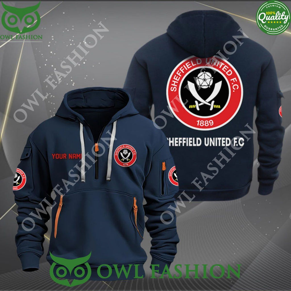 Sheffield United Premier League Personalized Limited Zip Hoodie