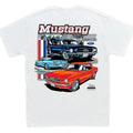 Ford Mustang Classics White T-Shirt 1964-1/2 1965 1966 1967 1968 289 Pony Car GT GTA Hoodie, Sweatshirt | RetroVerseTees.com