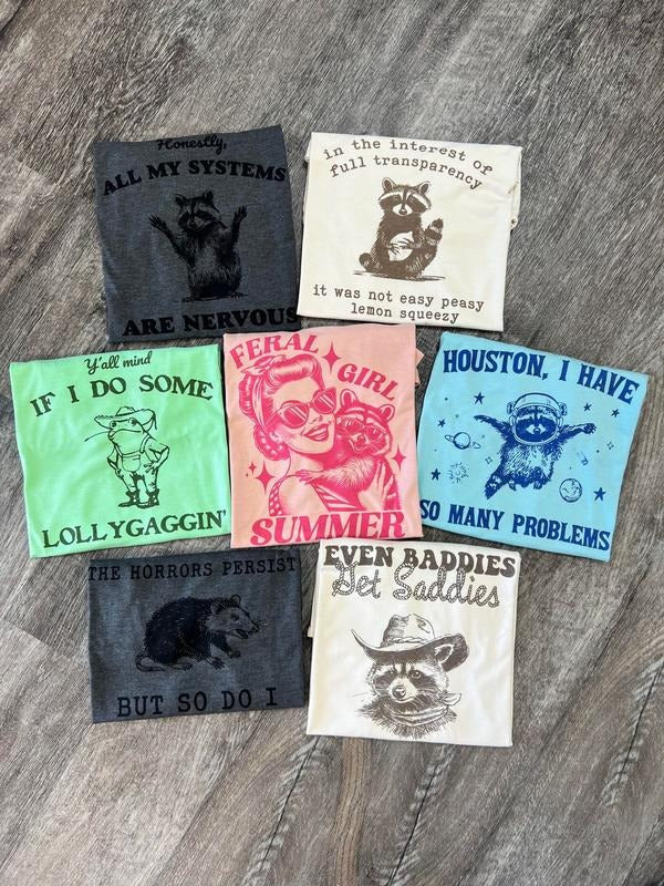 2 FOR 30 VERSION ONE - Colorful Tees - Funny Shirts - Choose Your Designs - All Shirts Come As Shown on Color in Photo