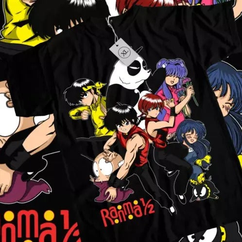 Shampoo Rumiko T-shirt Takahashi Ranma 1/2 Girl Kawai Funny Black Shirt All Size Hoodie, Sweatshirt | RetroVerseTees.com