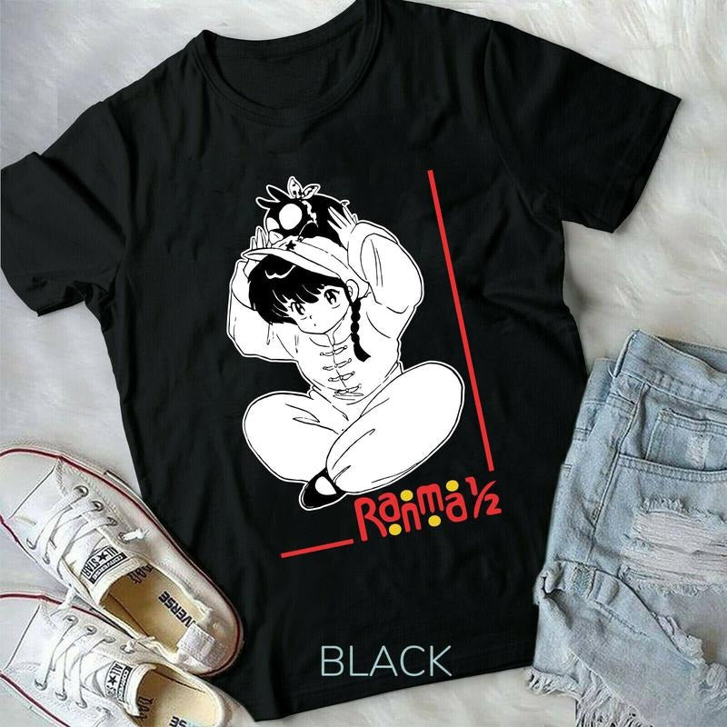 Ranma 1/2 Nibun-no-Ichi Japanese Inspired by Anime Illustration unisex Shirt Hoodie, Sweatshirt | RetroVerseTees.com