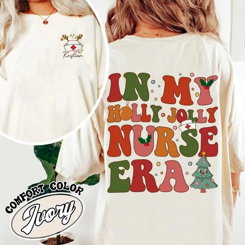 2 Sided During TNF festive season, Swoosh enjoy wearing my Christmas Nurse Shirt Hidden leaf ninja celebrate TNF...