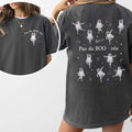 2 Sided Scary Ghost No-boo Tutu Shirt, Ghostly Spiky hair fighters Dancer Shirt, Halloween Shirt for Dance Teacher, Dance...