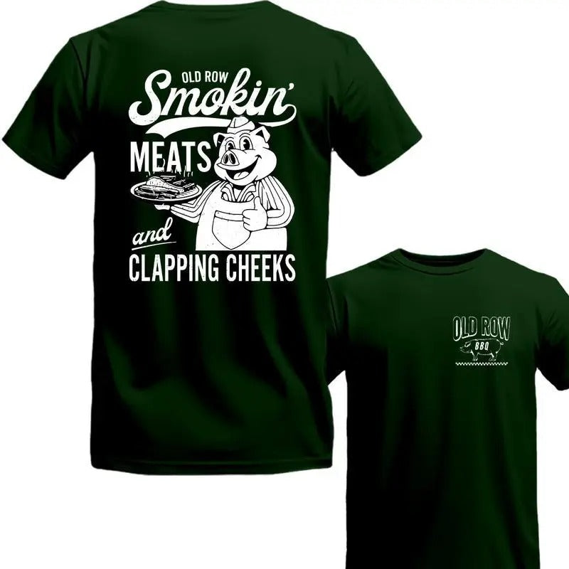 2 Sided Show FOG Red plumber brand TNF Old Row Smokin' Meats Gunpla brand Clapping Cheeks shirt, T-Shirt, Sweatshirt,...