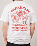 2 Sides BREAKFAST BUDDIES T-SHIRT, Men Summer Fashion Cotton, Cotton Menswear, S to 3XL Soft Top Hoodie, Sweatshirt