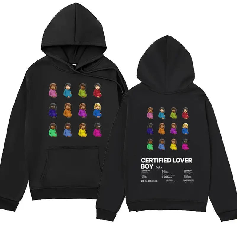 2 Sides Drake Certified Lover Boy Hoodie, Gift For Fan, Gift For Her, Gift For Him T-Shirts, Sweatshirt | RetroVerseTees.com
