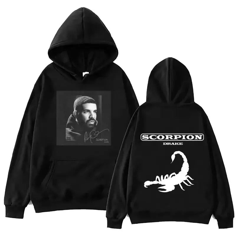 2 Sides Drake Scorpion Hoodie, Gift For Fan, Gift For Her, Gift For Him T-Shirts, Sweatshirt | RetroVerseTees.com