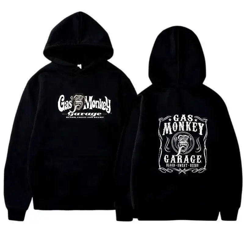 2 Sides Gas Monkey Garage Hoodie, Gift For Fan, Gift For Her, Gift For Him T-Shirts, Sweatshirt | RetroVerseTees.com