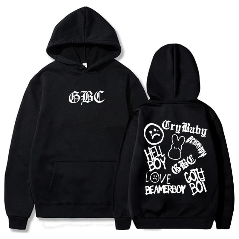 2 Sides Lil Peep GCB Hoodie, Gift For Fan, Gift For Her, Gift For Him T-Shirts, Sweatshirt | RetroVerseTees.com