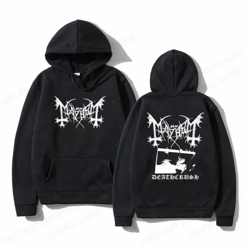 2 Sides Mayhem Deathcrush Album Hoodie, Gift For Fan, Gift For Her, Gift For Him T-Shirts, Sweatshirt | RetroVerseTees.com