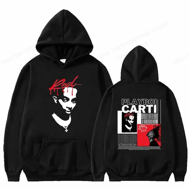 2 Sides Playboi Carti Hoodie, Gift For Fan, Gift For Her, Gift For Him T-Shirts, Sweatshirt | RetroVerseTees.com