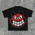2 Sides The Devil Who Doesn't Work - Cotton Shirt - S to 4XL - Multiple color Hoodie, Sweatshirt | RetroVerseTees.com