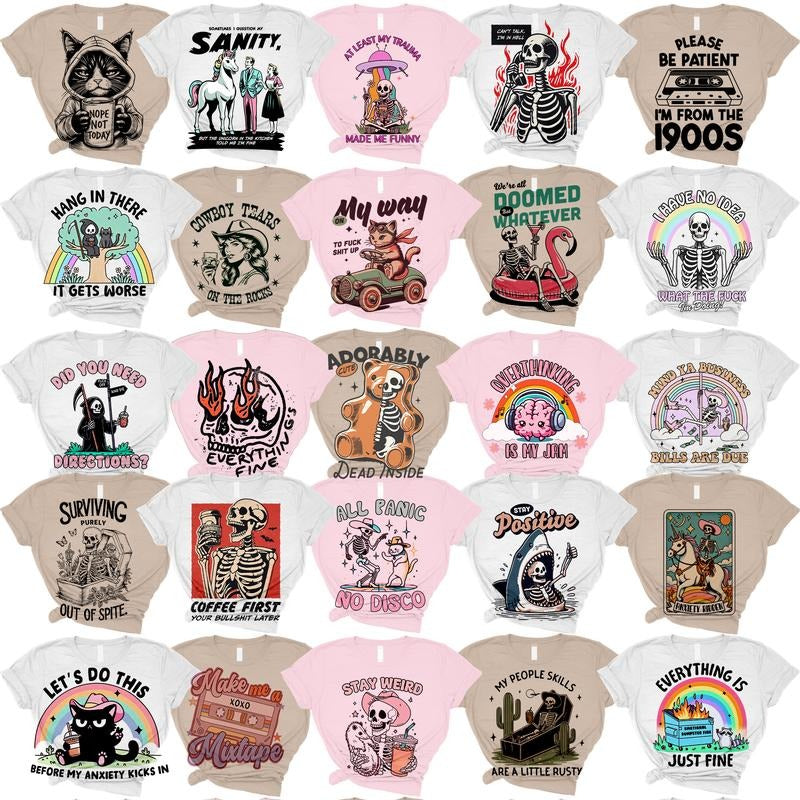 2 for $29 Mystery Tees! - Print is Sublimation, Unisex Non-Fitted T-Shirt Hoodie, Sweatshirt | RetroVerseTees.com
