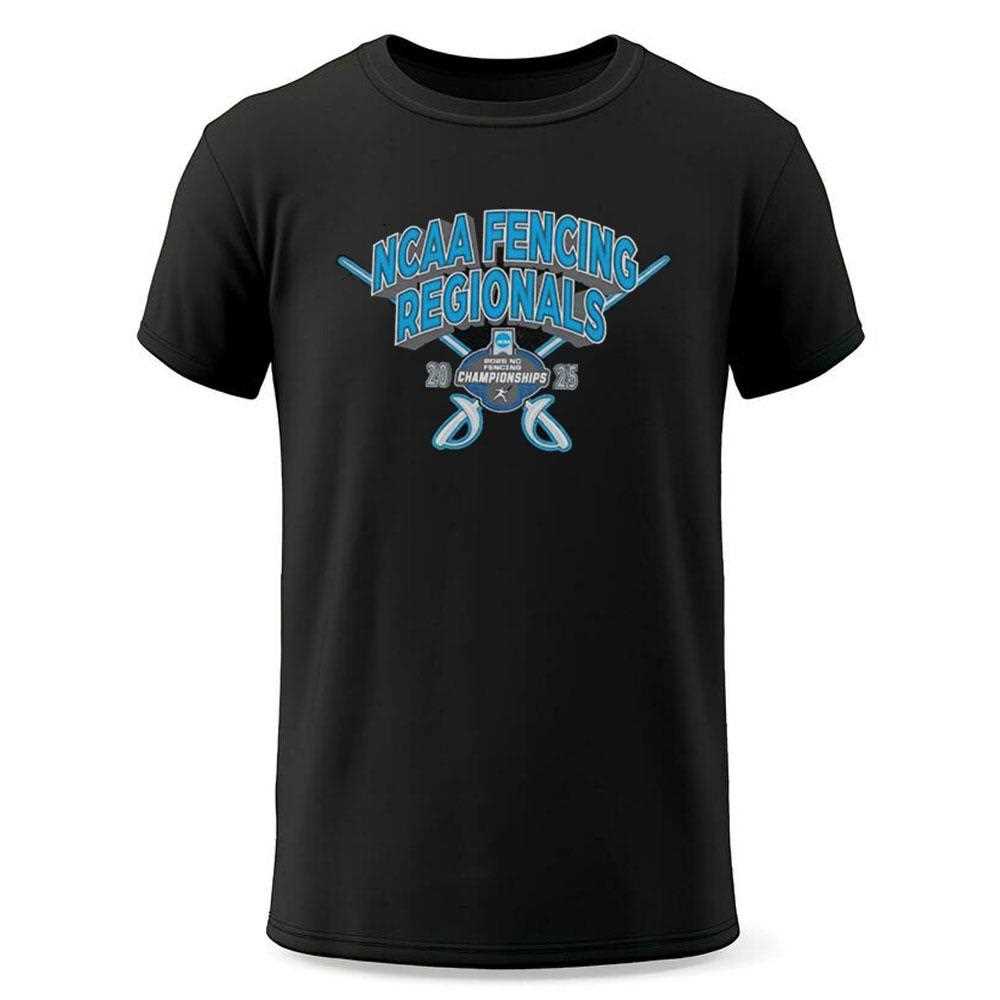 Ncaa Fencing Regionals Championships 2025 Black t Shirt
