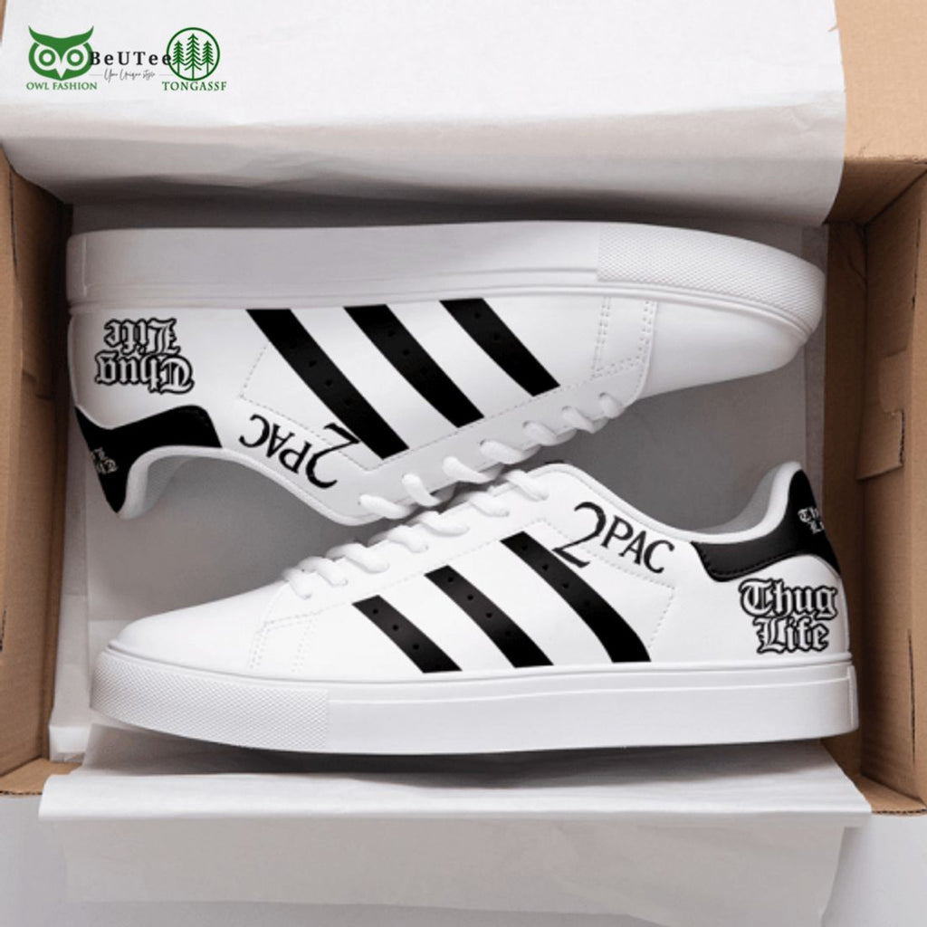2 Pac 3D Over Printed Basic Stan Smith Shoes