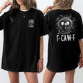 [2 sides]Fcawf Crow Shirt, Funny Crow Meme Hoodie, Fcawf Halloween Tee Sweatshirt | RetroVerseTees.com