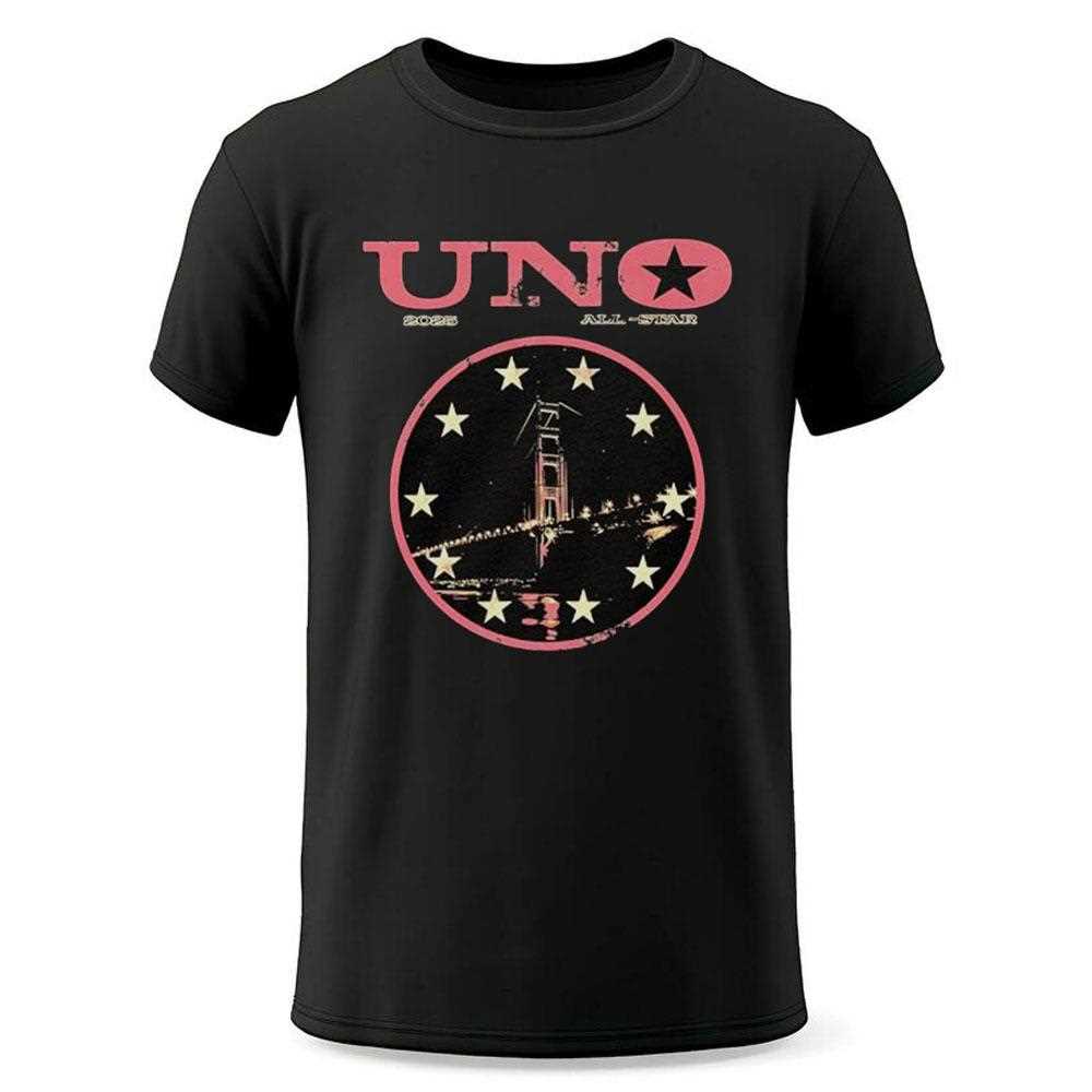 Uno 2025 All Star Black t Shirt