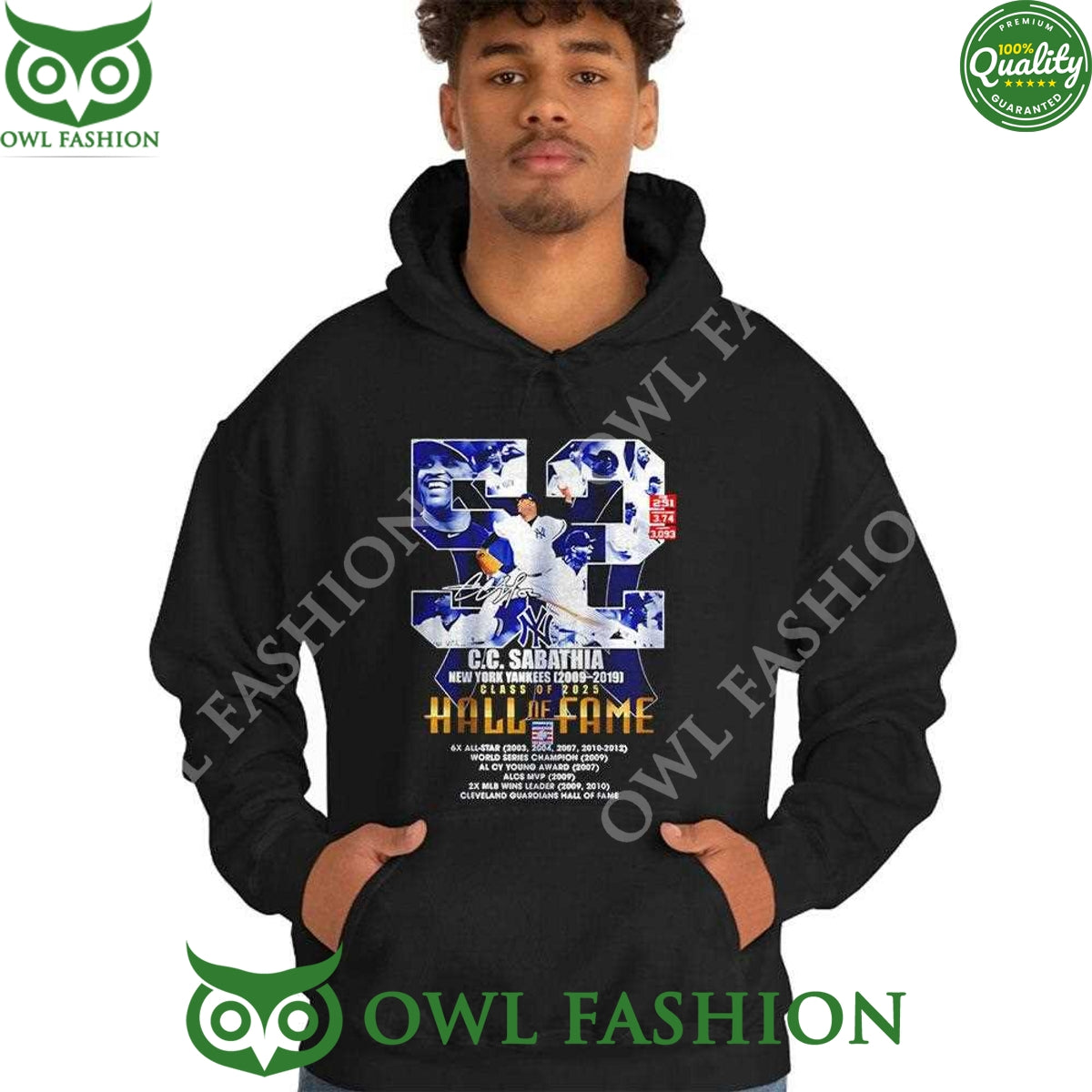 2009 2019 Class Of 2025 Hall Of Fame Cc Sabathia Yankees sweatshirt