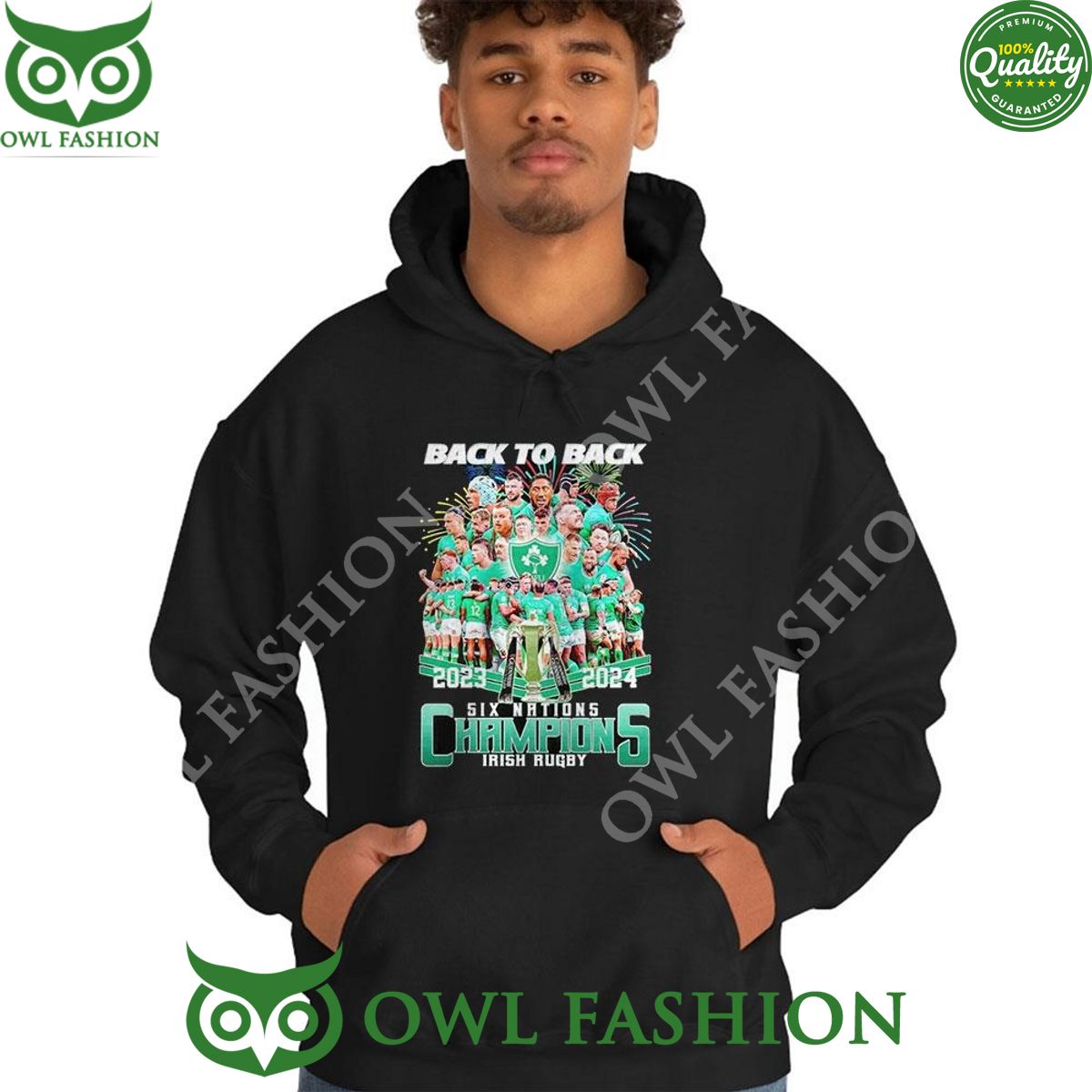 2023 2024 Irish Rugby Back To Back Six Nations Champions t Shirt
