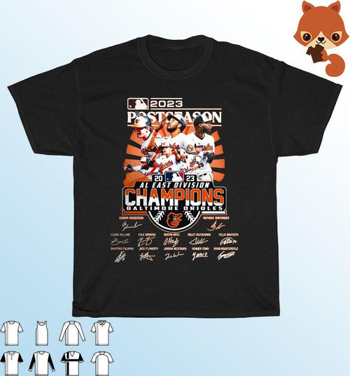 2023 Postseason Baltimore Orioles al east champions shirt Shop Owl Fashion