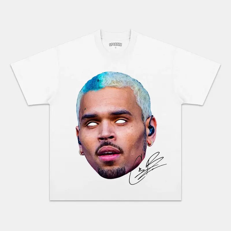 2024 Chris Big Face Breez Vintage Tee Hoodie, Sweatshirt | RetroVerseTees.com