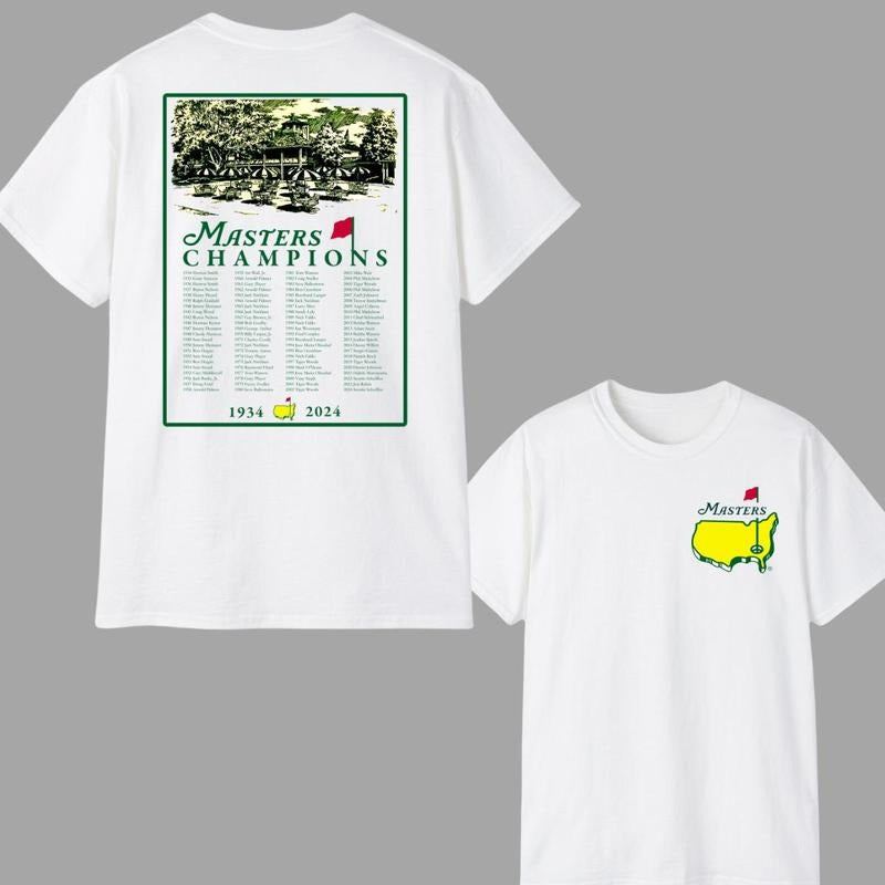 2024 Masters Tournament Augusta Spiky hair fighters Years Shirt, Golf Tournament T-shirt, Masters Golf T-shirt, TNF...