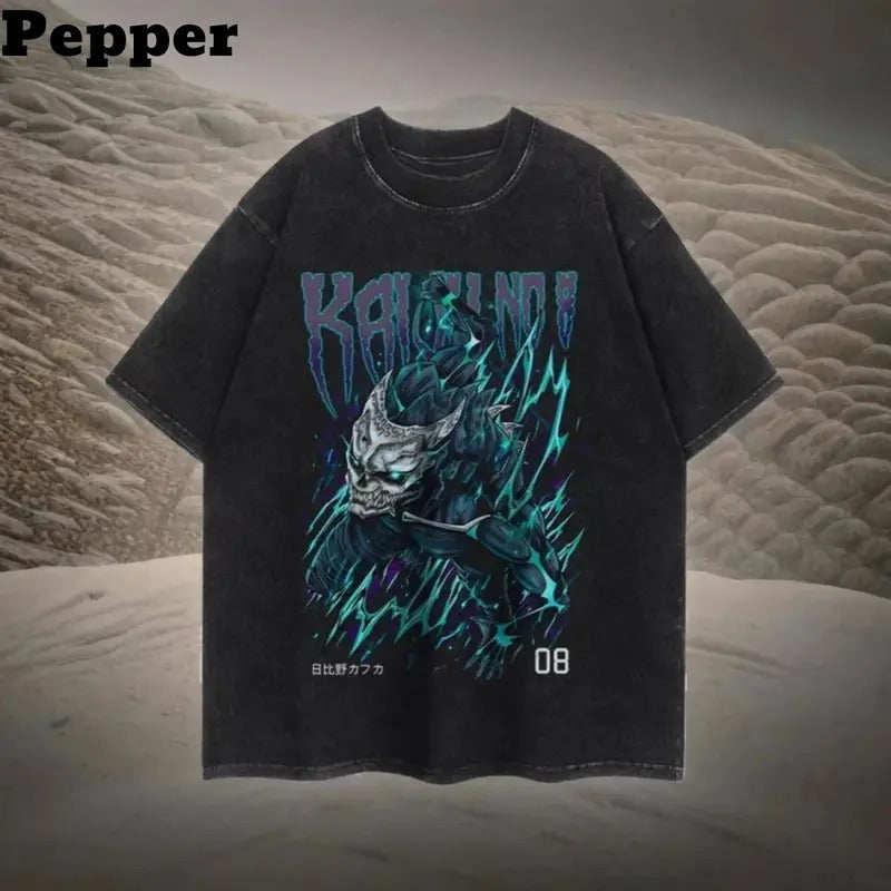 2024 New Vintage "Kaiju No. 8" Anime T-Shirt,  Kaiju No. 8 Shirt, Kaiju No. 8 merch, Anime shirt, Vintage graphic tee,...