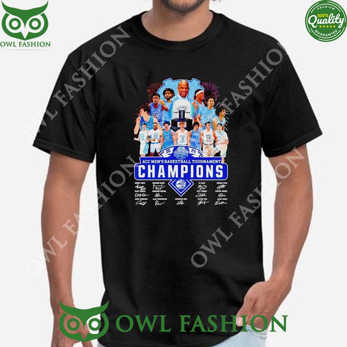 2024 Acc Men’s Basketball Tournament Champions Tar Heels t Shirt