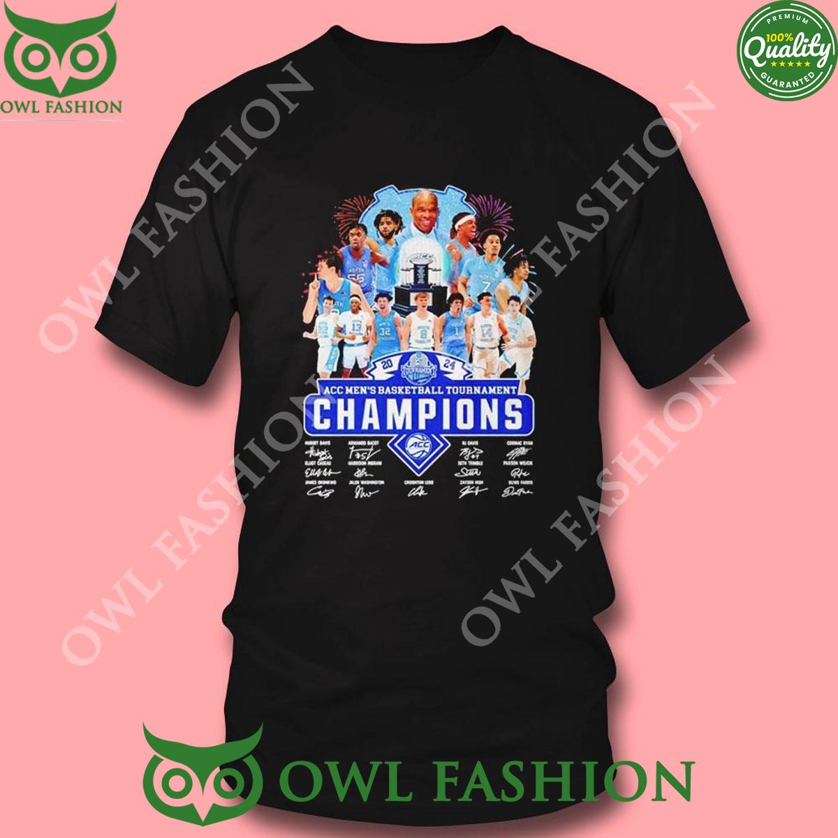2024 Acc Men’s Basketball Tournament Champions Tar Heels t Shirt