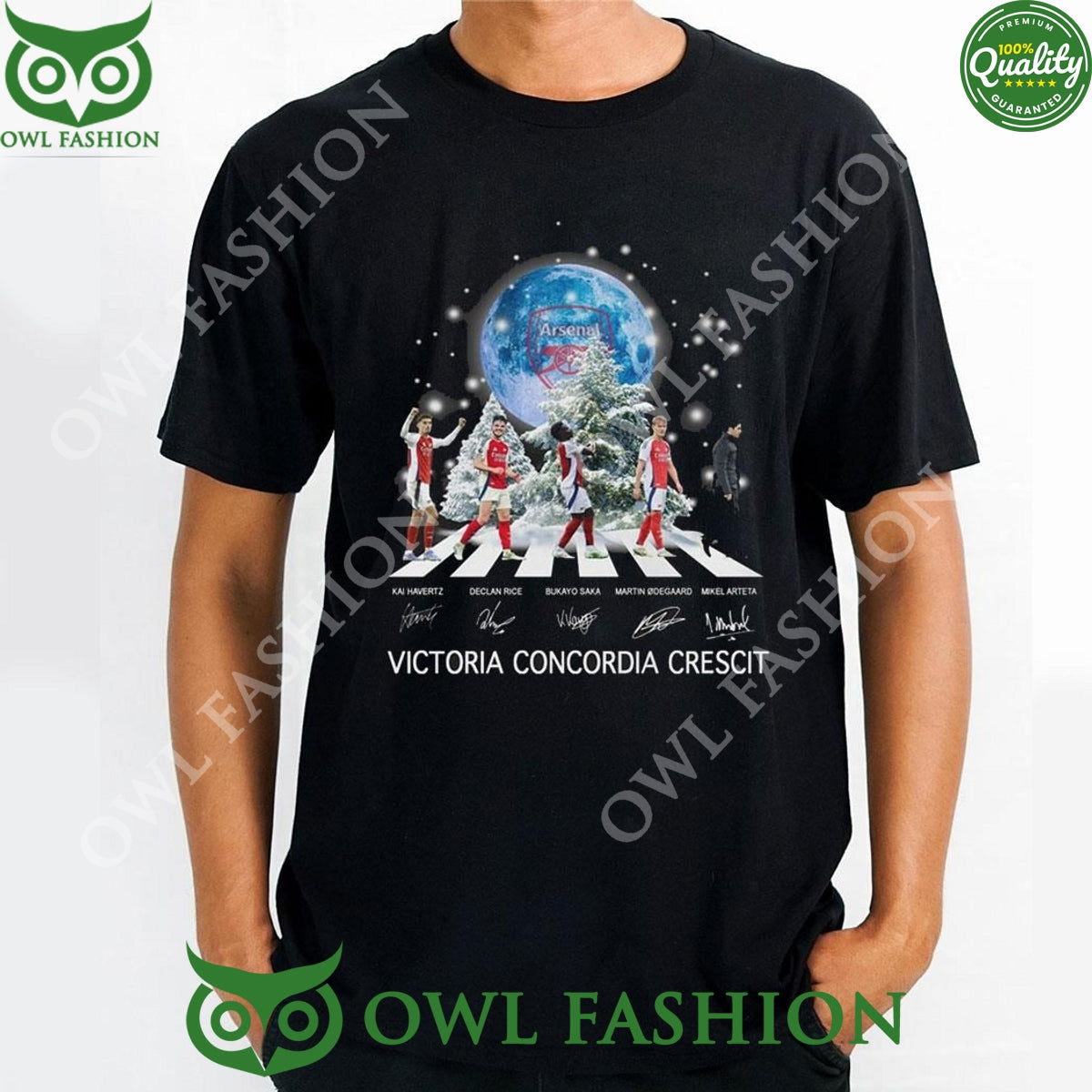 2024 Arsenal Victoria Concordia Crescit Christmas t Shirt