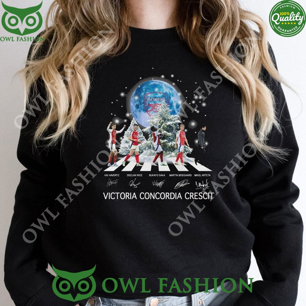 2024 Arsenal Victoria Concordia Crescit Christmas t Shirt
