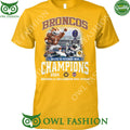 2024 Broncos Salute to Veterans Bowl Champions Football 2d t shirt