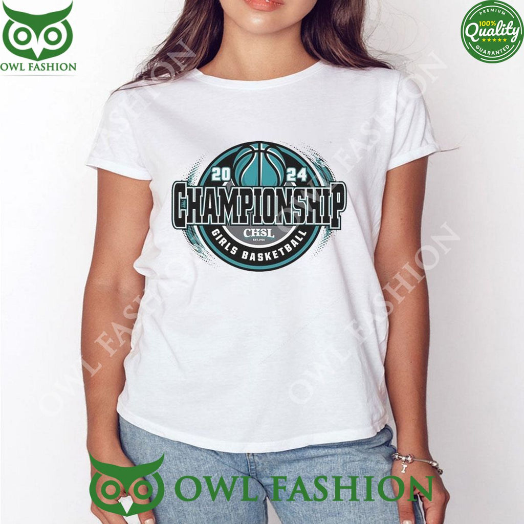 2024 Chsl Girls Basketball Championship Logo T-shirt