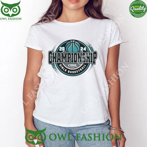 2024 Chsl Girls Basketball Championship Logo T-shirt