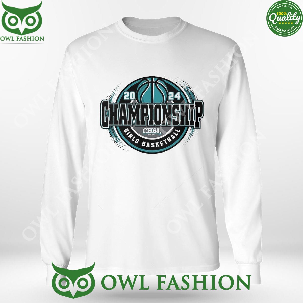 2024 Chsl Girls Basketball Championship Logo T-shirt