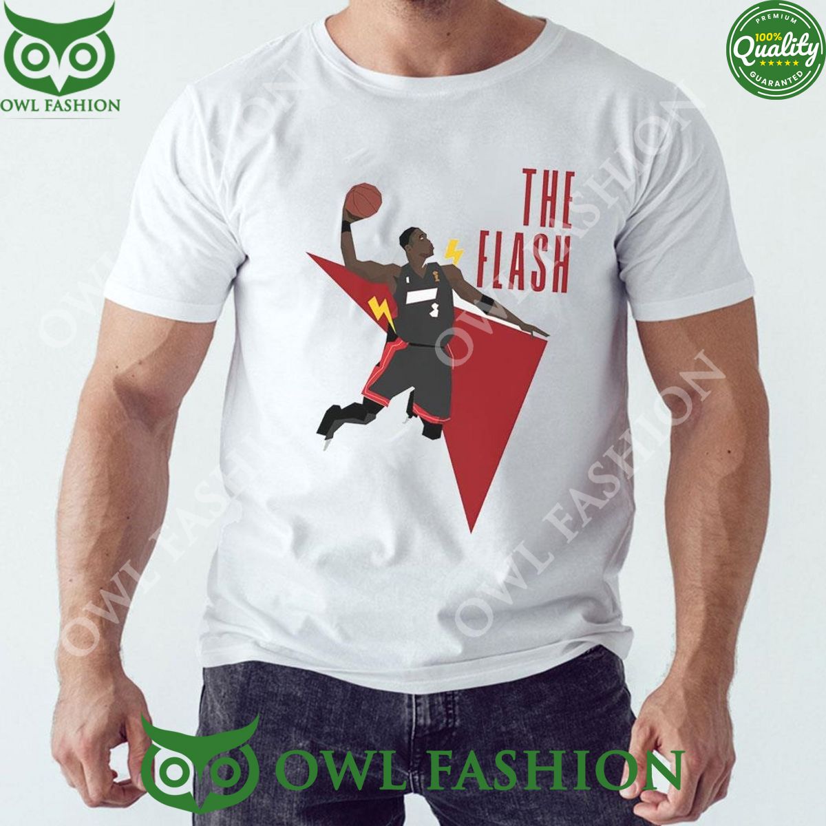 2024 Dwyane Wade Miami Heat The Flash Shirt