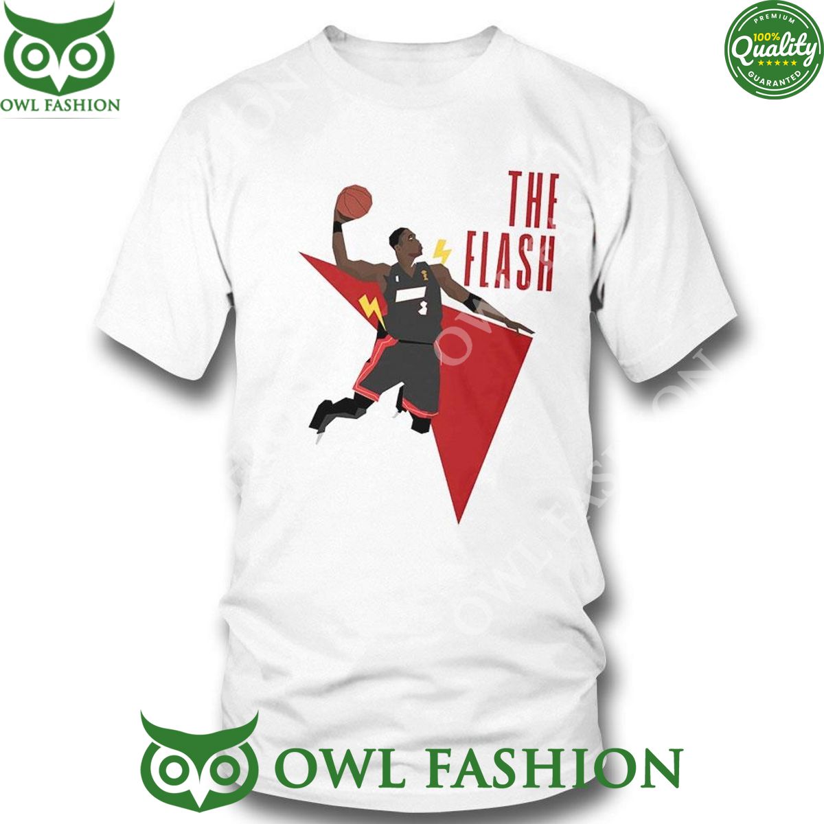2024 Dwyane Wade Miami Heat The Flash Shirt