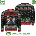 2024 Election Trump Vance Ugly Christmas Sweater