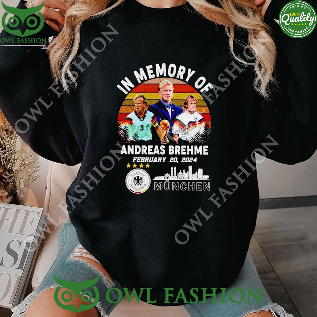 2024 February 20 In Memory Of Andreas Brehme Bayern Munich t Shirt