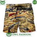 2024 Gun It’s About How To How To Hold It Trendy Aloha Hawaiian Shorts