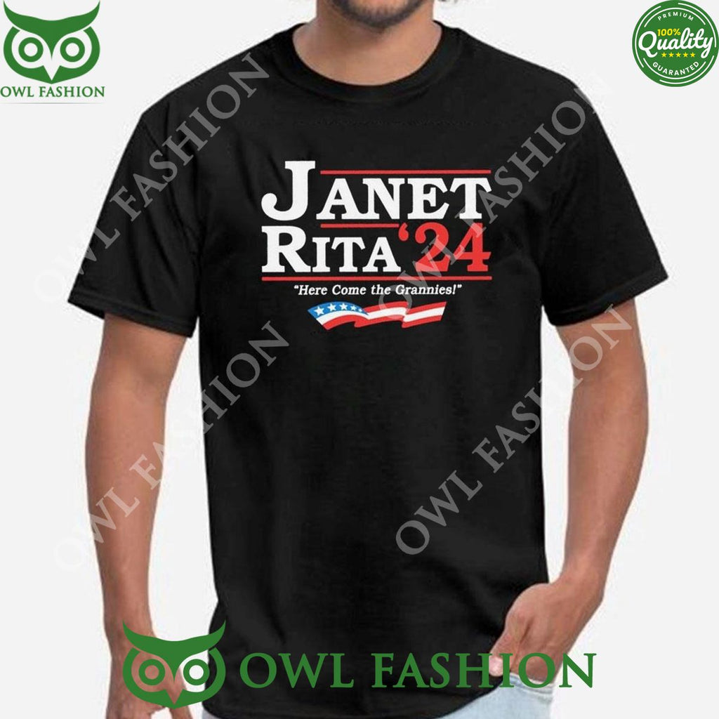 2024 Janet Rita Here Come The Grannies Shirt t shirt