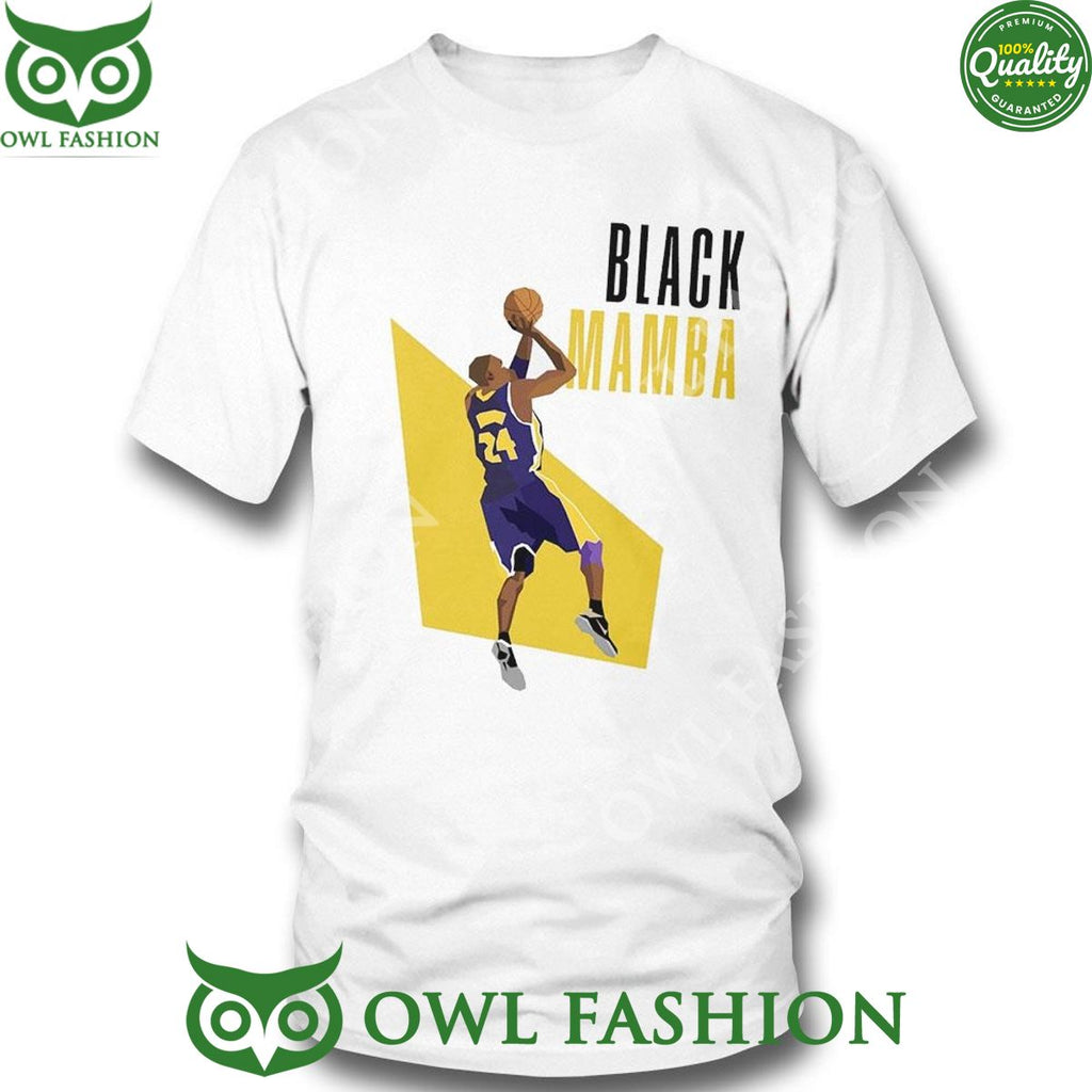 2024 Los Angeles Lakers Kobe Bryant Black Mamba t Shirt