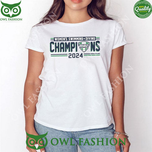 2024 Mac Women’s Swim And Dive Champions Logo 2D T-shirt