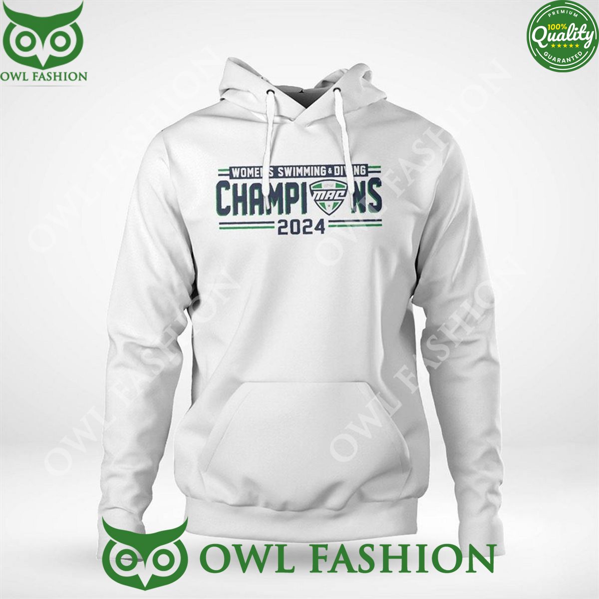 2024 Mac Women’s Swim And Dive Champions Logo 2D T-shirt