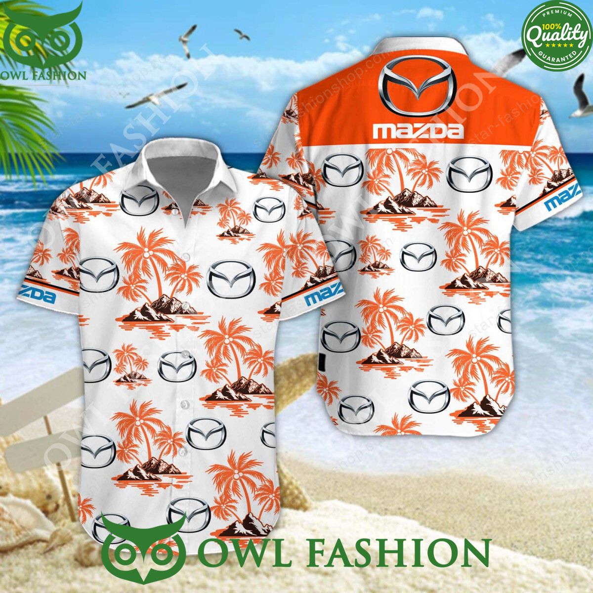 2024 Mazda Motor Corporation Custom Color Hawaiian shirt and short