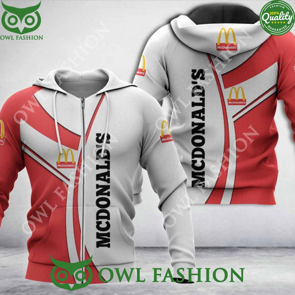 2024 McDonald’s fast food chain new design printed hoodie