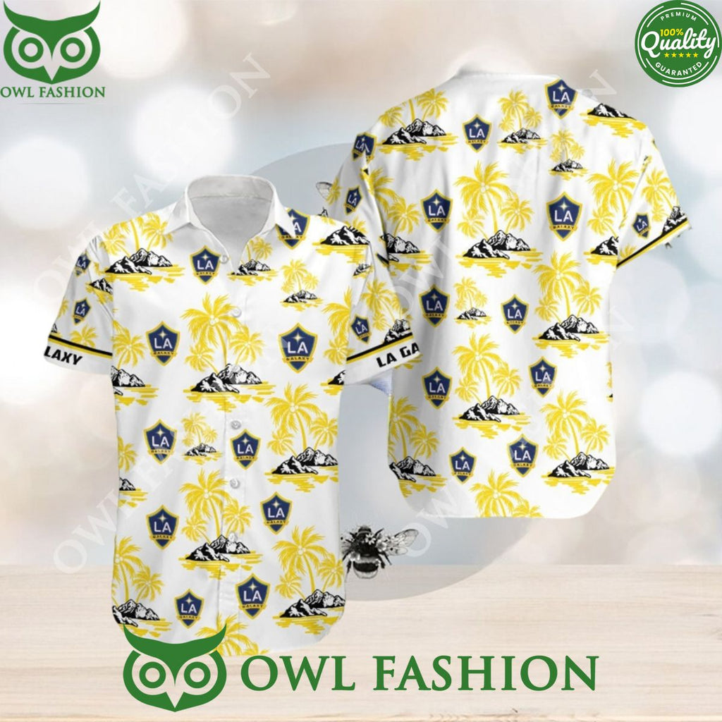 2024 MLS La Galaxy Coconut Island Hawaiian Shirt