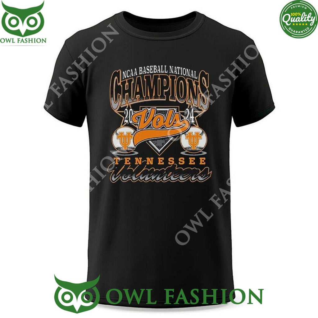 2024 Ncaa Baseball National Champions Tennessee Volunteers Tshirt Hoodie