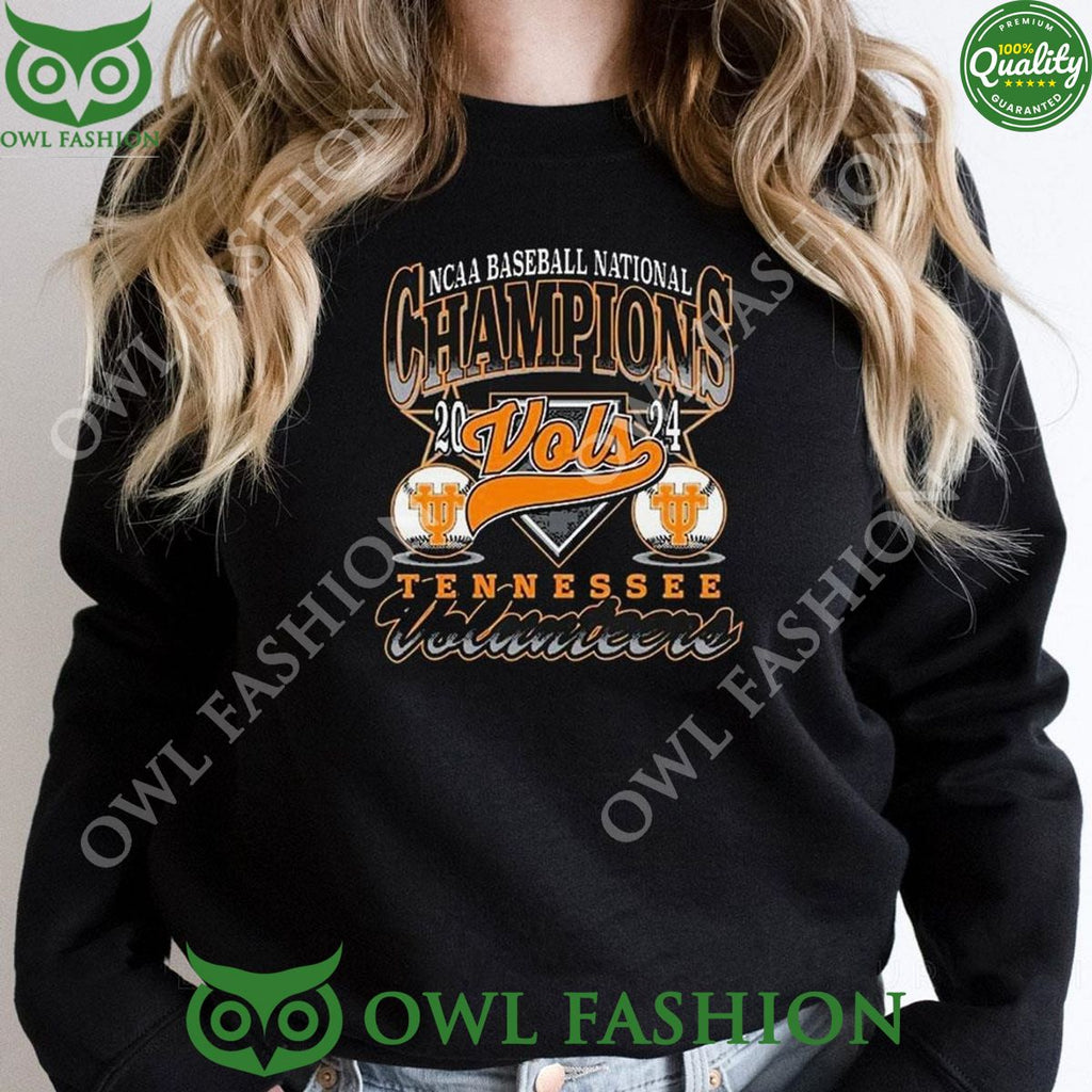 2024 Ncaa Baseball National Champions Tennessee Volunteers Tshirt Hoodie