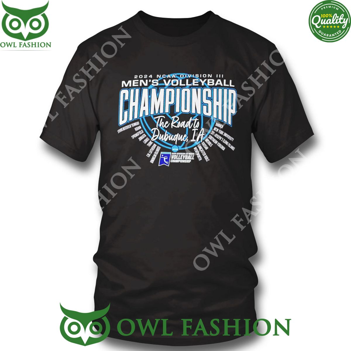 2024 Ncaa Division Iii Men’s Volleyball Championship The Road To Dubuque Ia Shirt Hoodie